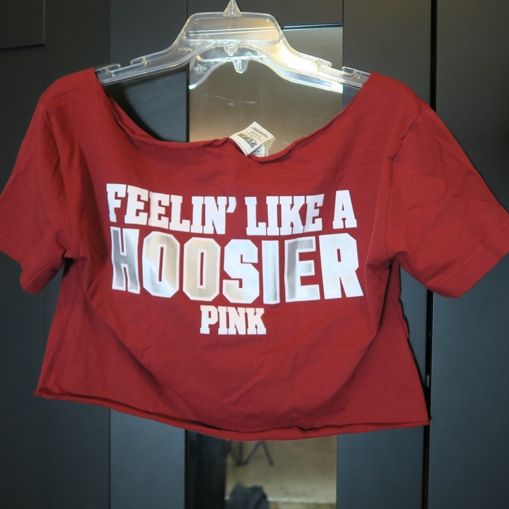 Victoria's Secret PINK red crop top - Picture 5 of 6